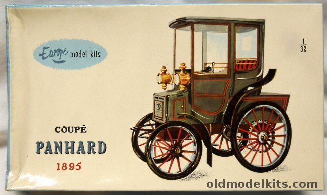 Verneuil 1/32 Panhard Coupe de Ville 1895 'Europe Model Kits' plastic model kit